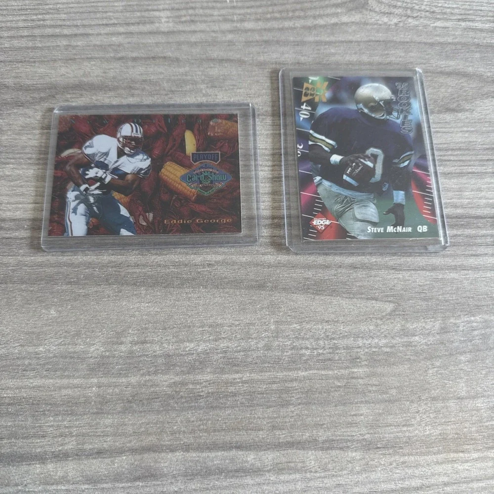 NFL Tennessee Titans Rookie Football Card Lot Steve McNair Eddie George Oilers